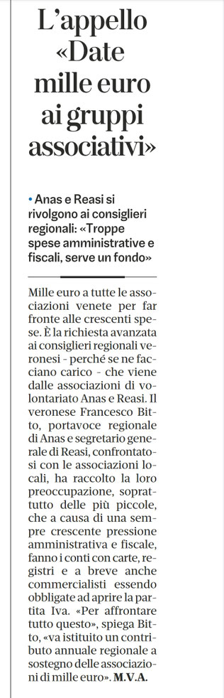 Quotidiano l'Arena del 11.08.2025