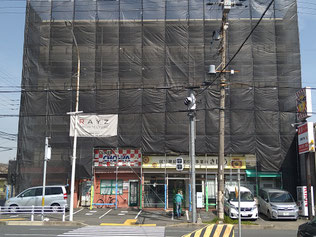 施工中（名古屋市港区　外壁塗装）