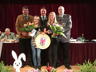 Gaujugendkönigin 2017 - Antonia Schreml mit Vizekönigin Elena Hemm