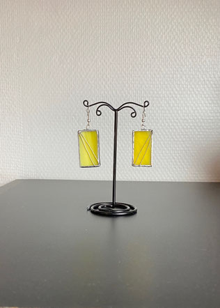 Boucles d'oreilles en Tiffany (12€)