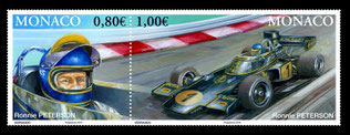 Art auto - michel verrando - automotive painting - F1 stamps