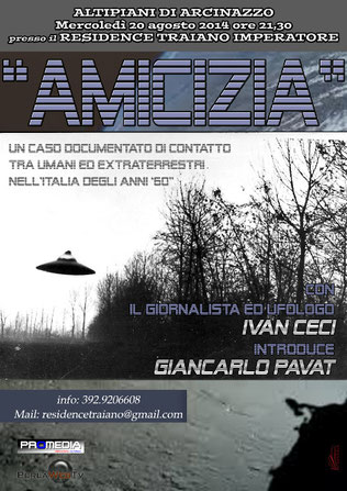 Conferenza di Ivan Ceci agli Altipiani di Arcinazzo