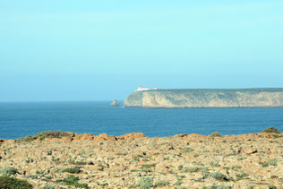 Blick vom Fort auf den Leuchtturm