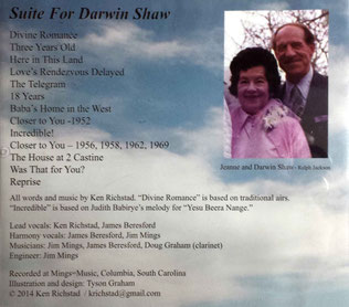 CD : Back cover