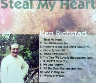 CD : "Steal my Heart" - back cover