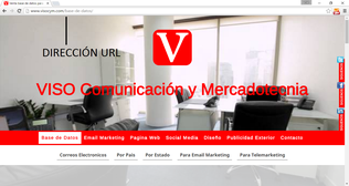 url pagina web