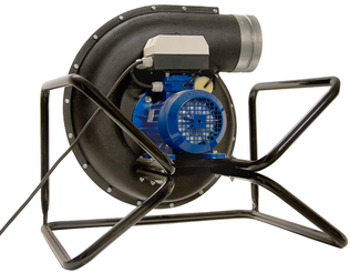 AirMex F-P / Fast-P Transport-Ventilator – tragbarer Radialventilator zur Förderung von Spänen aus Holz, Papier, Leder und Kunststoff