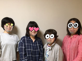 マウスシールド着用例