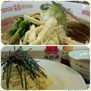 冷やしラーメン ざるラーメン 麺屋雪国
