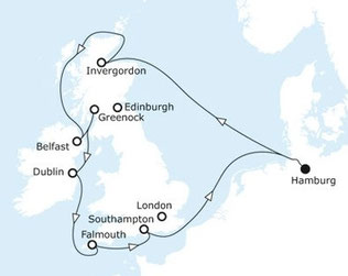 2016 Großbritannien Mit Irland Mit Der Mein Schiff 1