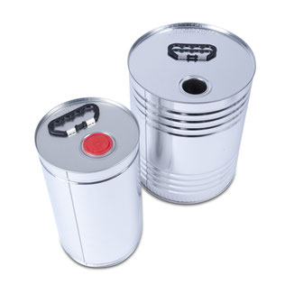 metal canister metal packaging HUBER Packaging 