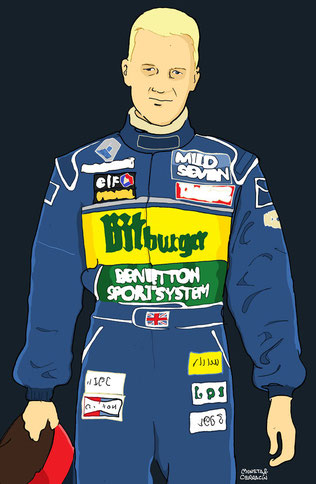 Johnny Herbert by Muneta & Cerracín