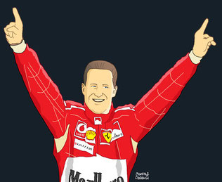 Michael Schumacher by Muneta & Cerracín