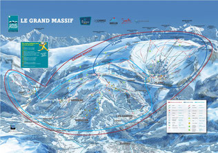 plan des pistes 2017 Flaine location