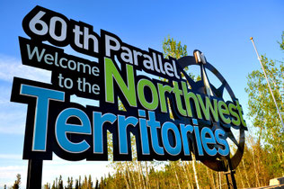 Northwest Territories Sign Kanada