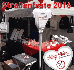 Kölle to go Straßenfest Marktstand