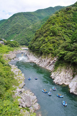 徳島県三好市 歩危渓谷 大歩危峡