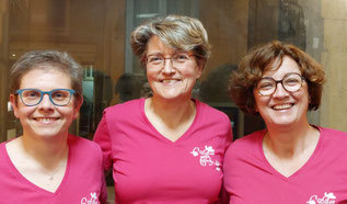 Sandrine, Nadine et Marlène