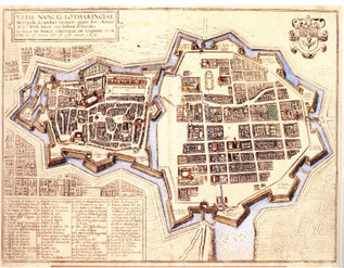 Fortifications ville vieille - ville neuve Nancy par Nicolas Marchal