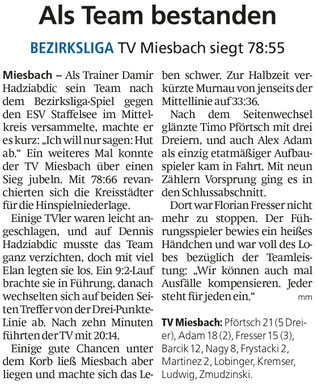 Bericht im Miesbacher Merkur am 10. Februar 2026 - Zum Vergrößern klicken