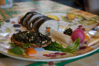 sushi vegano, riso integrale, sushi vegetale, gluten free