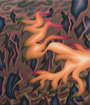 Existential Crisis, 2025, oil on canvas, 70 x 60 cm