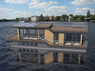 Hausyacht - das Hausboot für die Ewigkweit