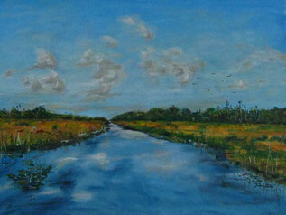 Everglades ll, Oil/Canvas, 18x24, Frame, $900