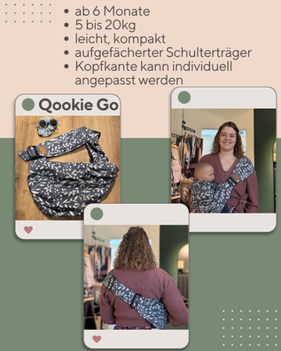 Hüfttragen mit Babytrage - Qookie Go mit Bildern