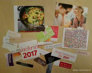 Kraftcollage, Kraftquelle, Kraftbild, Collage selbst gestalten