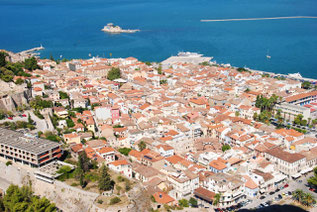 Nafplio nach 999 Stufen 