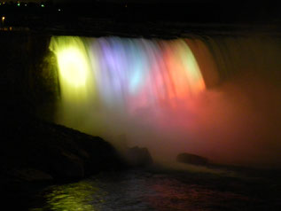 Niagara Fälle bei Nacht