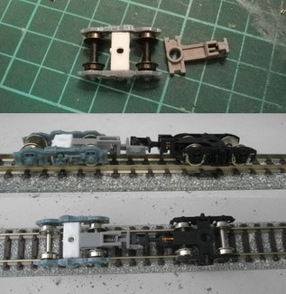 Nゲージ台車 TS-708（PⅢ-708） KO70-23：7000系7423F床下機器+台車