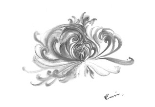 一関恵美 墨画展「花暦」
