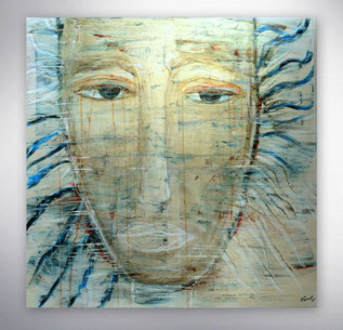 Leinwandbilder, Gemälde, kaufen, Moderne, Kunst, Malerei, Abstrakte, Bilder, Strukturen, gespachtelt, hochwertige, Unikat, Originalbilder, Original, Originalgemälde, Gesichter, Moderne, Malerei, figurativ,   