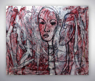 figurative Malerei, Menschen, Figuren, Moderne Malerei, Spachtel Gemälde, Kunst, XXL, gespachtelt,  Moderne Gemälde, gespachtelt, zeitgenössische Malerei, Kunst, Kunstmalerei, Galerie, hochwertige Gemälde, Modern, Abstrakt, 
