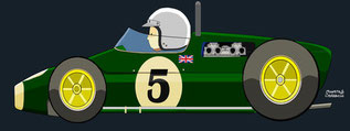 Alan Stacey con su Lotus 18 - Climax by Muneta & Cerracín
