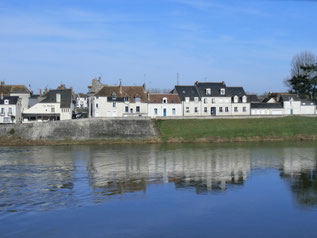 La Porte Bleue sur le quai de l'île d'Or à Amboise