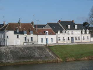 La Porte Bleue sur le quai de l'île d'Or à Amboise