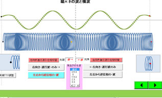 Excel版物理シミュレーション　バネの縦波（new)(108)