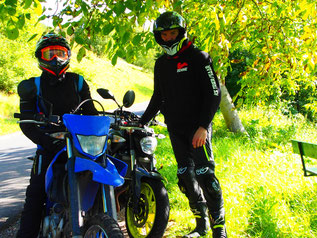 Ina und Bernd zwei sympathische Motor-Biker