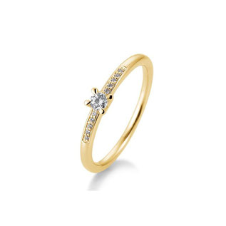 Verlobungsring mit Brillanten 0,15 ct. Gold 585/000 