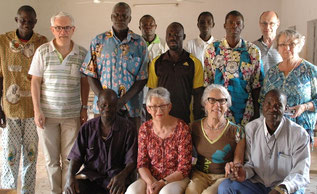 Photo de famille, lors du voyage de février 2017