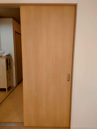建具の穴の修理（施工後）