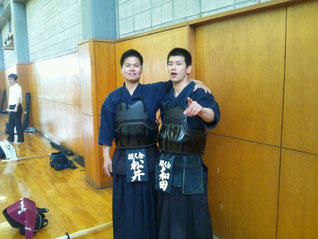 関西学生大会（平成１２年）準優勝メンバー２人が顔を揃えた
