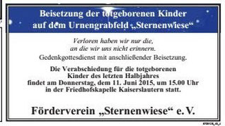 Förderverein Sternenwiese e. V. Kaiserslautern - Sternenwiese