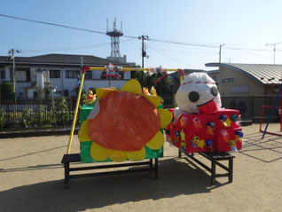 皆で作ったおみこし、大活躍だったね!