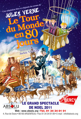 Le Tour du monde en 80 jours | Christophe HOULES, illustrateur | Studio Récréacom