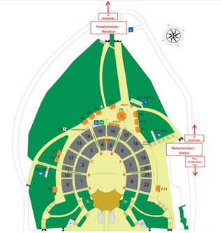Parkbühne Wuhlheide Lageplan