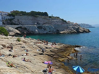 La plage de l'anse de la Fausse Monnaie
